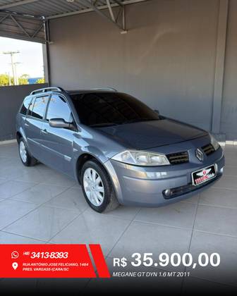 RENAULT MEGANE 1.6 EXPRESSION GRAND TOUR 16V FLEX 4P MANUAL